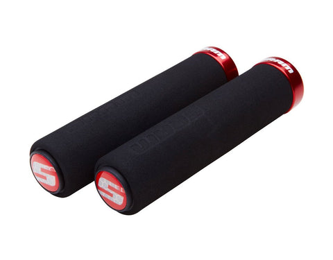 MTB Locking Handles Contour Foam black/red